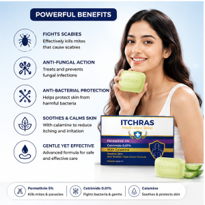 Itchras Permethrin Soap